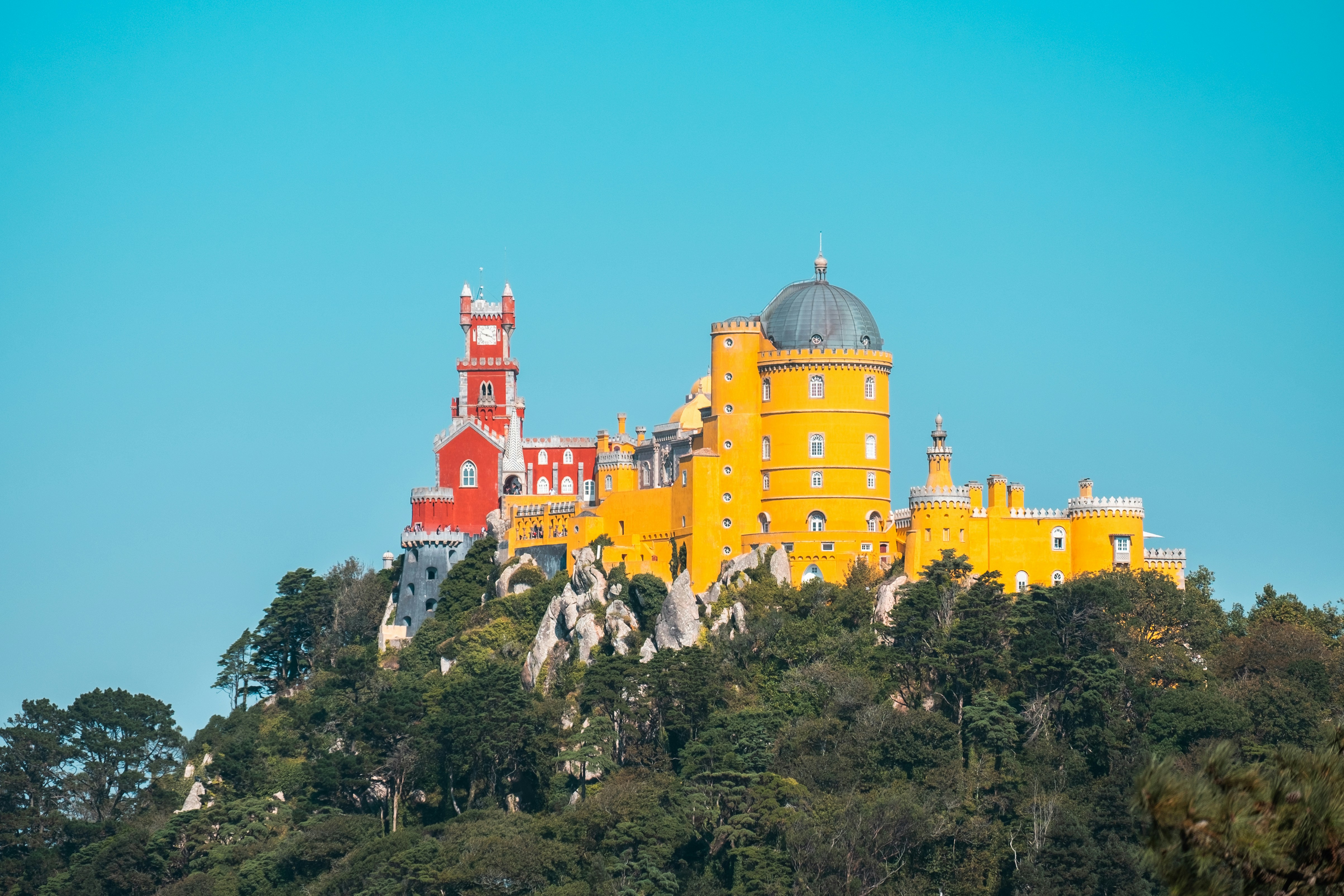 Pena Palace Landscape in Sintra